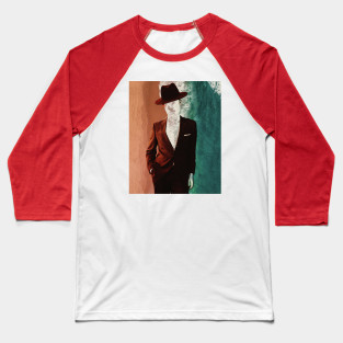 Gentleman Baseball T-Shirt - A man like the sea by morysetta